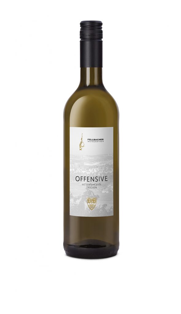 Weißwein-Cuvée “Offensive” trocken von Fellbacher Weingärtner eG