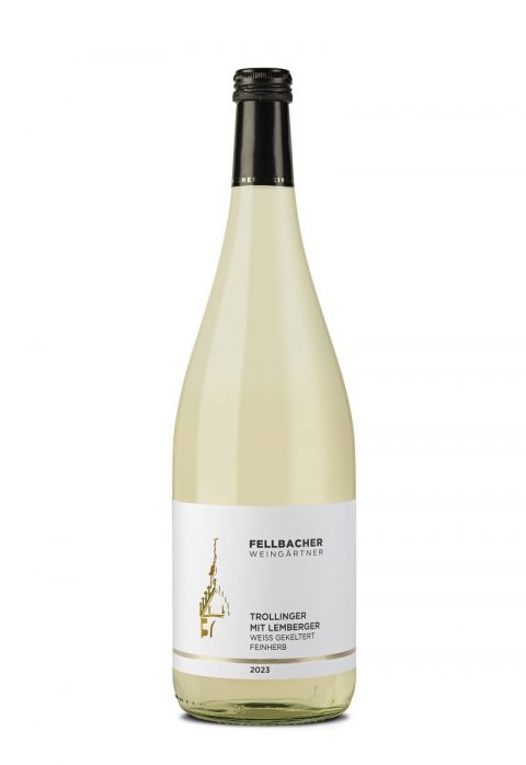 Flasche weiß gekelterter der Rebsorten Trollinger mit Lemberger der Fellbacher Weingärtner eG