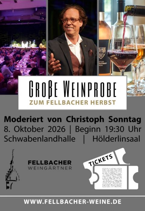 Große Weinprobe mit Christoph Sonntag - 08. Oktober 2026