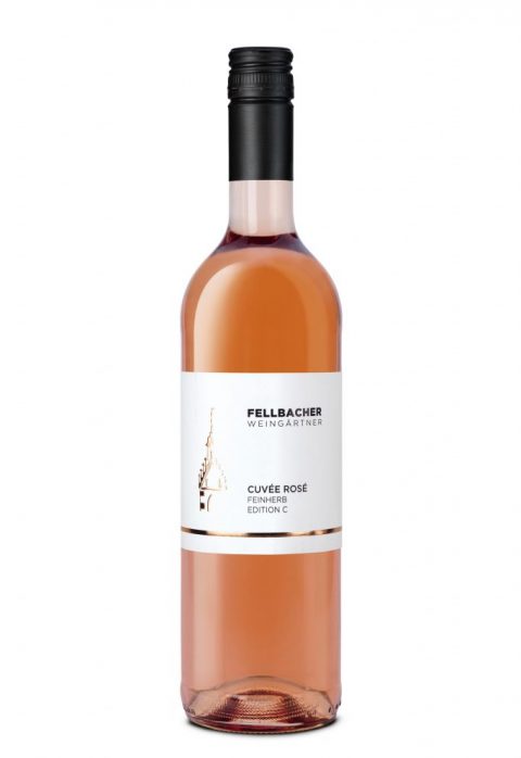 Flasche mit Roséwein aus der Edition C der Fellbacher Weingärtner eG
